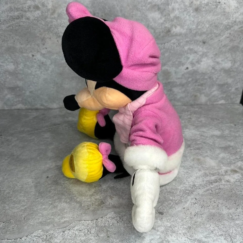 Disney Store Exclusive‎ Patch Minnie Mouse Pink Winter Outfit 16